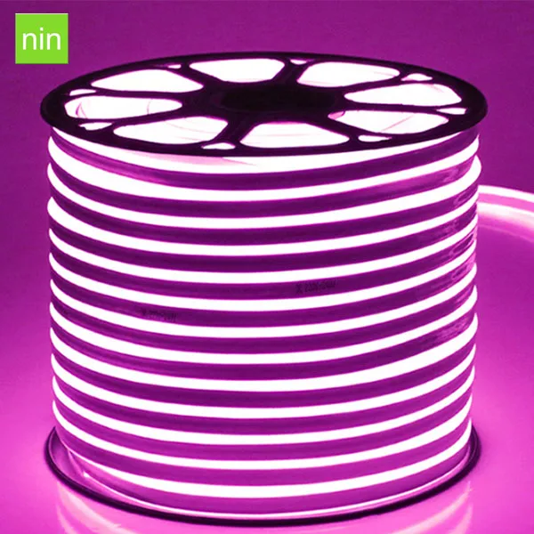 2835 SMD RGB Led Neon Flex 110V 120V 220V 230V LED Neon Rope Tube Light IP65 100M