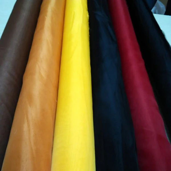 stiff pure 100%silk organza fabric silk gauze fabric for dress