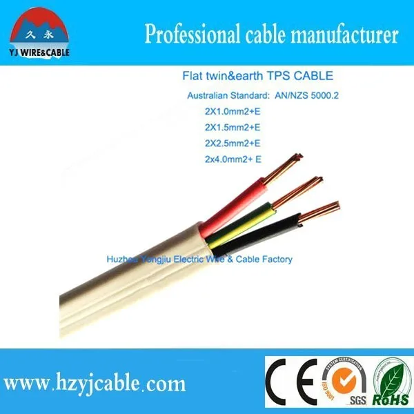 twin and earth TPS cable 2X1.5mm2+E 2X2.5mm2+E