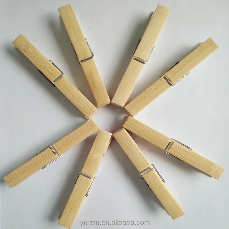 bamboo sock clip bamboo clothepin bamboo pegs with factory price