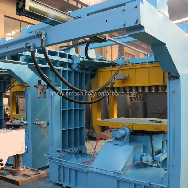 manhole cover production machine/equipment, multi contact compaction sand molding machine for iron casting