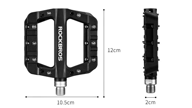 
ROCKBROS MTB Ultralight Professional Bicycle Cycling Bearing Flat Platform Pedals For Mountain Road bmx Bike Parts Bike Pedals 
