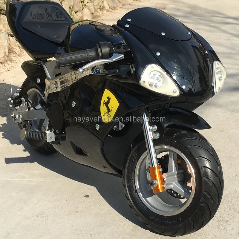 50cc мини гоночный мотоцикл со светодиодной