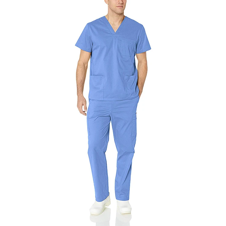 Chinese Manufacturer Direct Supply Polyester/Rayon/Spandex Material Hospital Workwear Nursing Uniform Doctors Scrub Suits