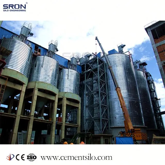 2021 World Best Clinker Silo Prices Of Spiral Steel Silo Used For Cement Plant Storage Silo 10,000 Tons