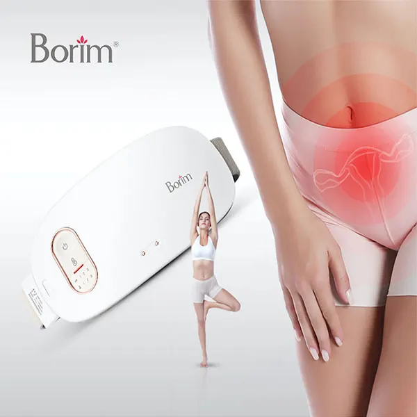 Borim Intelligent heating and Hot compress Vibration Massager Belt fitting female abdomen