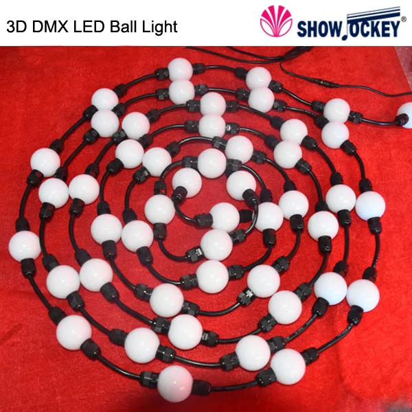 Многоцветный Открытый Висит RGB DMX светодиодные шары