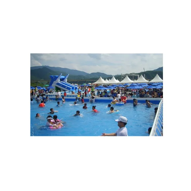 High Quality Portable Metal frame swimming pool round steel frame Pool for sale