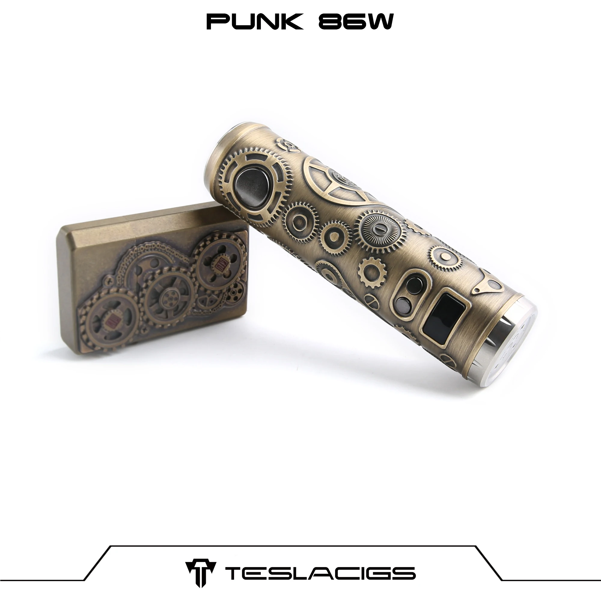 
Electronic Cigarette Vape Tesla Punk 86W Vape Box Mod tesla punk 85w stick mod with display for sale 