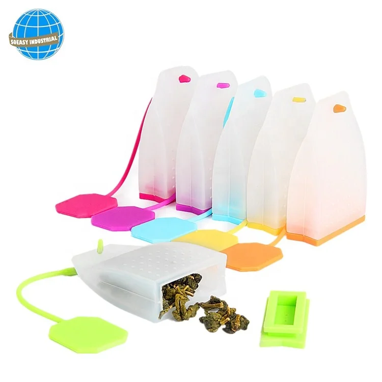 Reusable Silicone Tea Herbal Strainer silicone tea bag