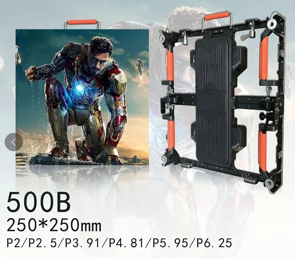 Popular hot-sale p2.976 p3.91 p4.81mm indoor 500*500mm 500*1000mm die-case cabinet stage background video led display