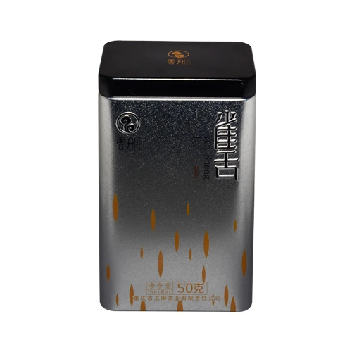 Factory Metal Box Manufacturing White Paint Tin Cans Tea Tins For Loose Tea Coffee Regular Square Tea Tin Packaging With Lids