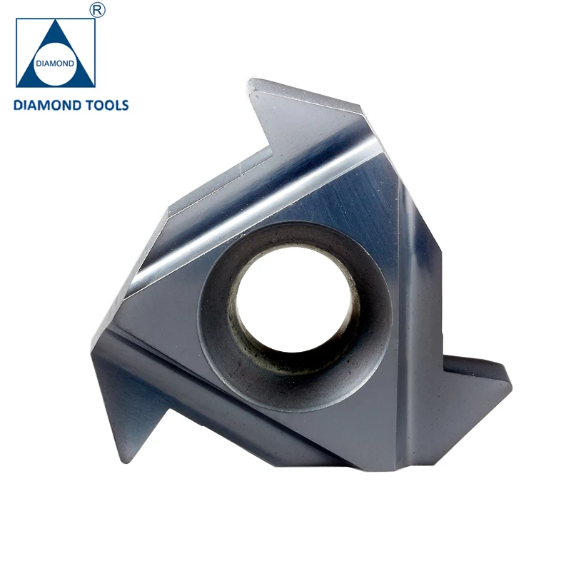 Round DIN 405 carbide threading inserts 16ER10 RD