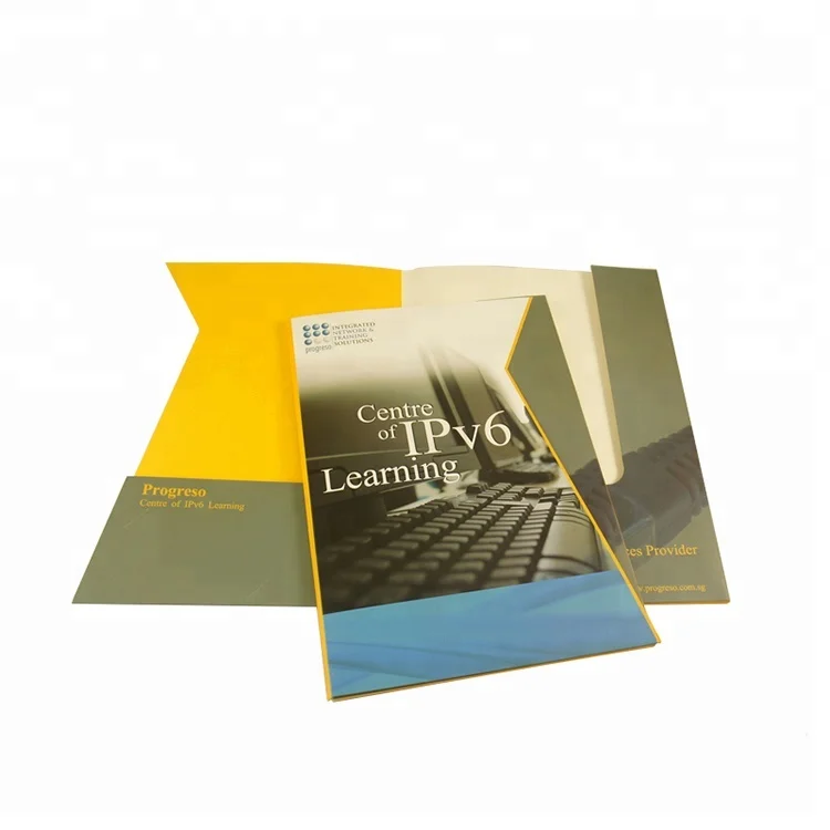 
Wholesale Customized Size Printed Paper Folder 