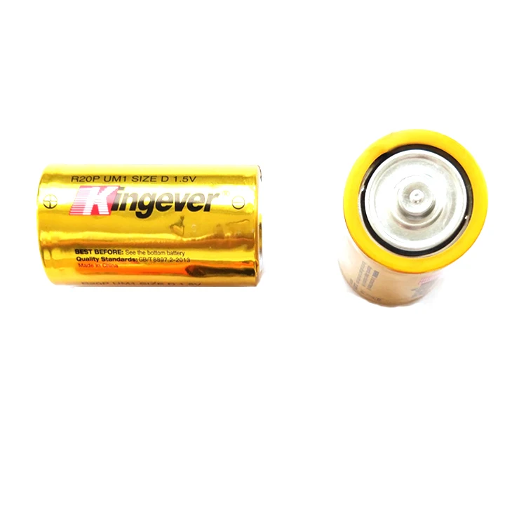 super power r20 d size 1.5v carbon dry cell battery