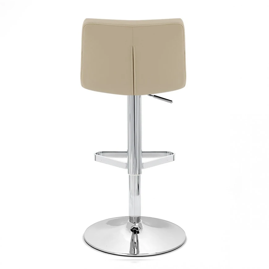 Кожаный поворотный барный стул, современный кухонный завтрак с задней стенкой