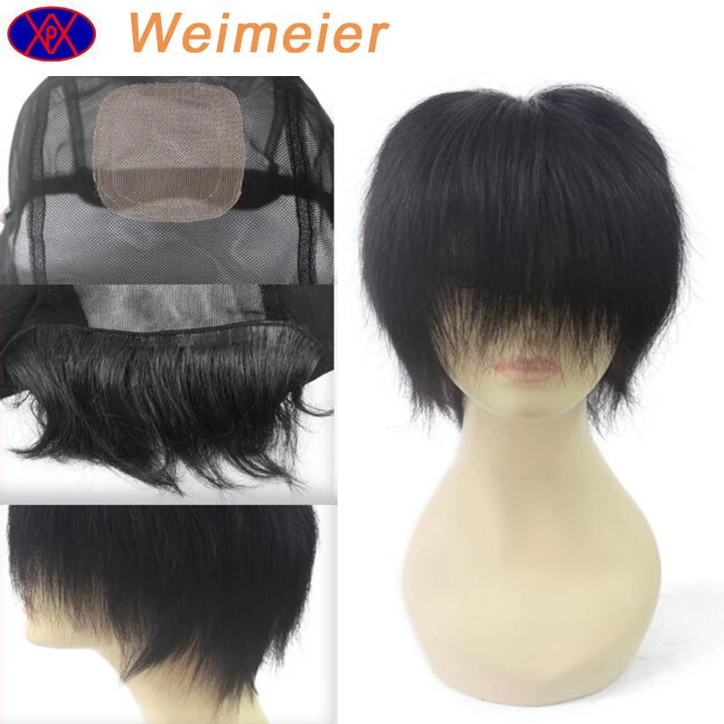 
Hot selling Fashion Short Human Hair Wigs 100% Brazilian Virgin Hair 