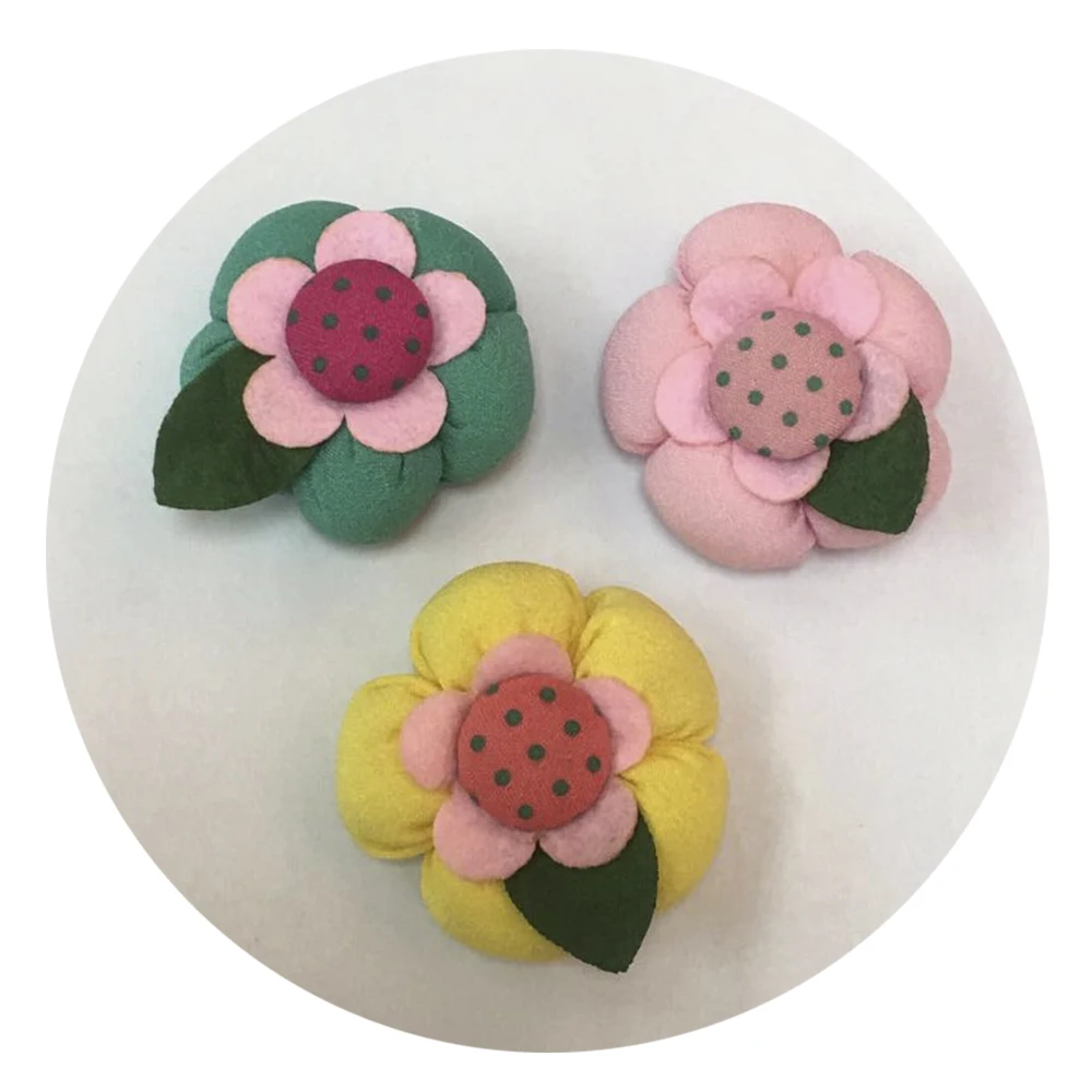 
made in China Real Leather Patches souvenir lapel pins handmade rose flower soap 