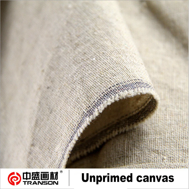 
Raw Smooth Texture 160cmArtist Painting Linen Blend Painting Unprimed Canvas 