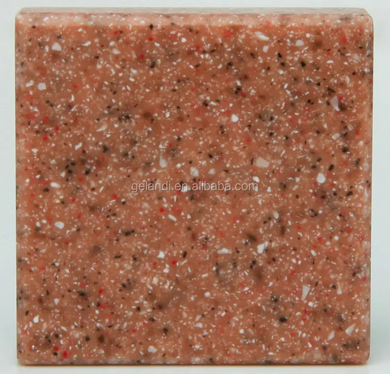 
Gelandy modified acrylic solid surface,composite resin stone,kitchen vanitytop slabs 