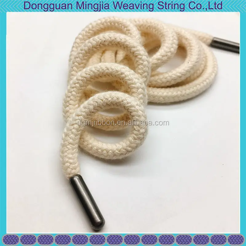 quality cheap 10mm thick cotton cord 3 Strands Twisted 100% cotton rope