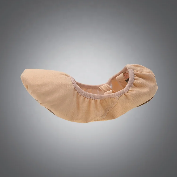 S5032 foldable ballet slippers wholesale leather ballet shoes wide dance shoes chinese dance shoes