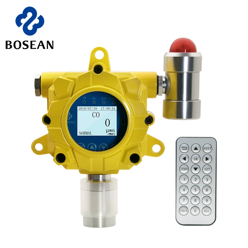Фиксированный газовый монитор eto фиксированный Газовый Детектор h2s промышленный детектор утечки газа сжиженного углеводородного