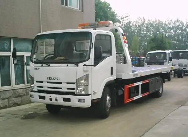 Japan cheap 2Ton/3Ton/4Ton/5Ton 0 degree flatbed road wrecker towing,recovery trucks for sale
