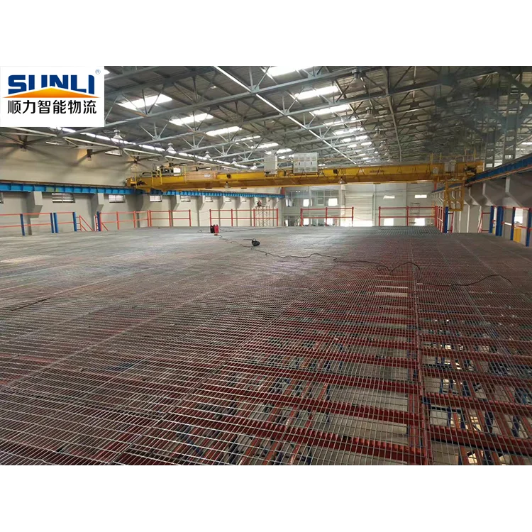 Warehouse Rack, Metal decking shelves Mezzanine System
