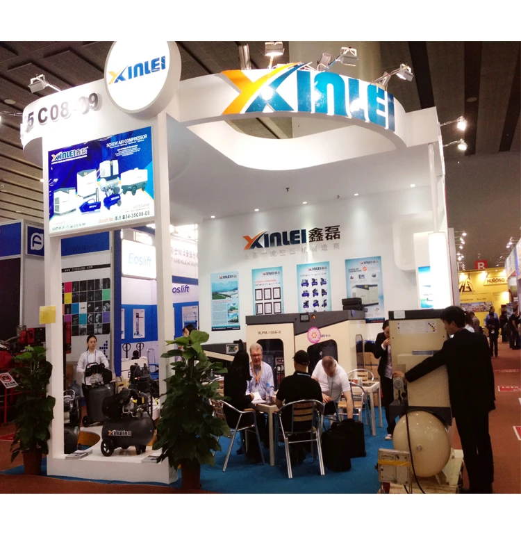 ZA55-100L  2KW  industrial belt drive piston  air compressor 100L tank