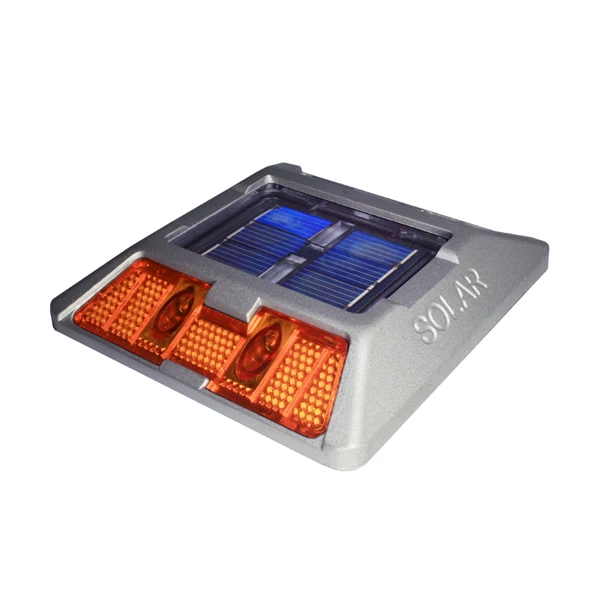 High Visibility Solar Powered (Charging) LED & Reflective Road Stud(Cat Eyes / Pavement Marker) MS-200D(Perfect Waterproof IP68)
