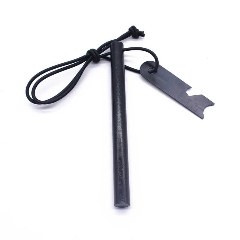 12.7*152mm Wholesale Custom Camping Survival Firesteel Magnesium Flint with Ferro Rod Striker