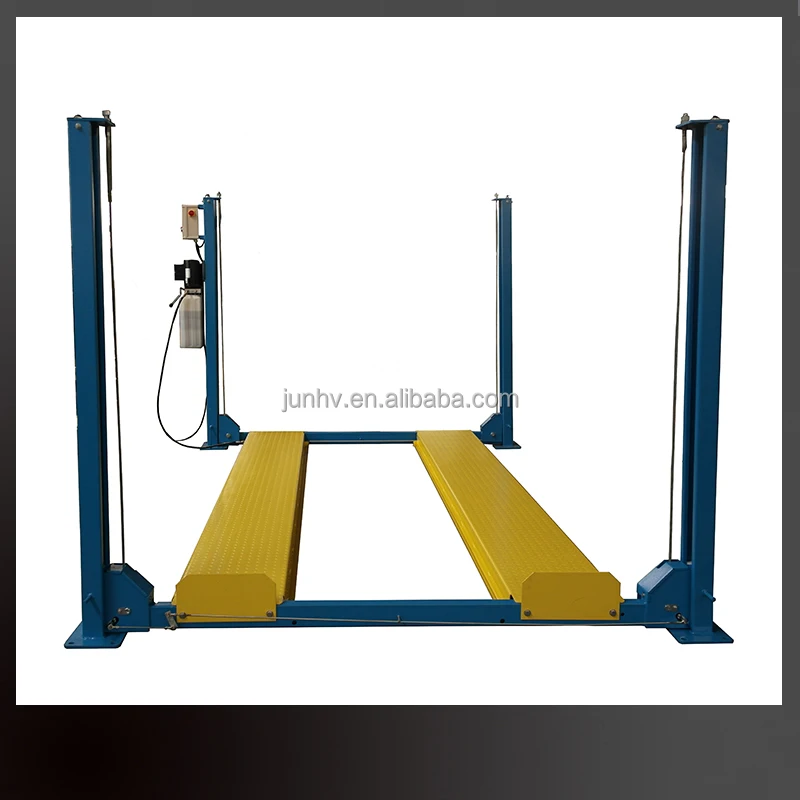 4 post hydraulic rolling jack 4 ton car lift for garage