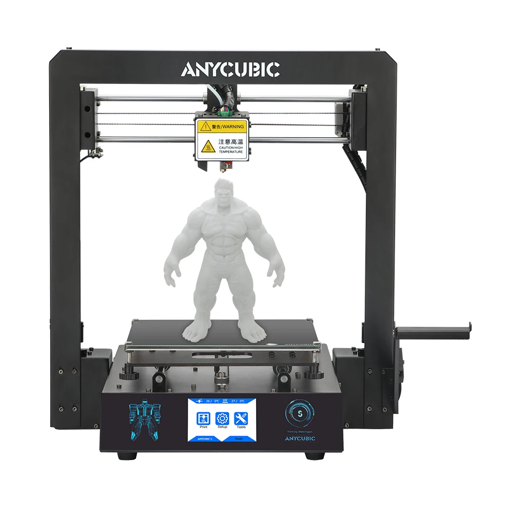 Цветной принтер Anycubic Mega S Bing, 3D нити, пла-печатные машины, FDM 3D-принтер