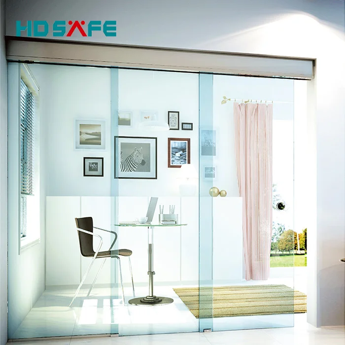 Раздвижные двери, внешнее Безрамное Стекло для гостиниц и офиса, дверные и оконные ролики, современные раздвижные двери, двери шкафа