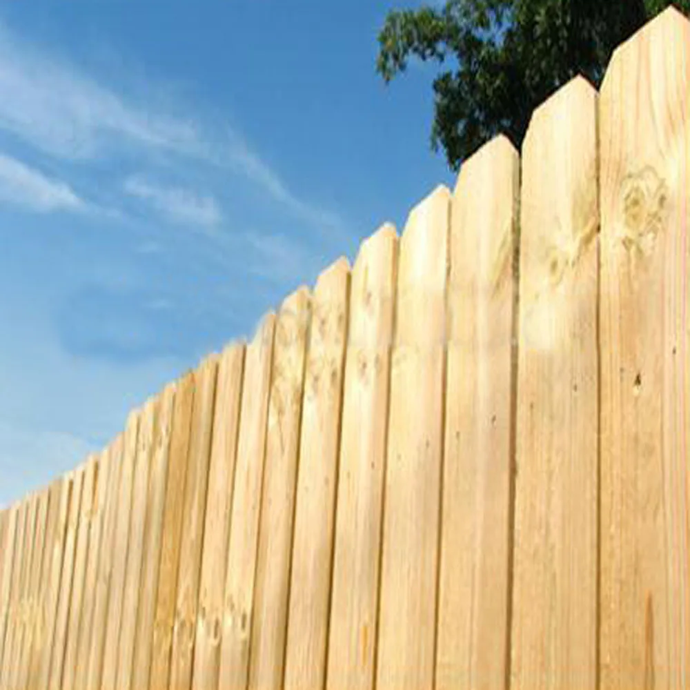 2018 New wooden dog ear fence