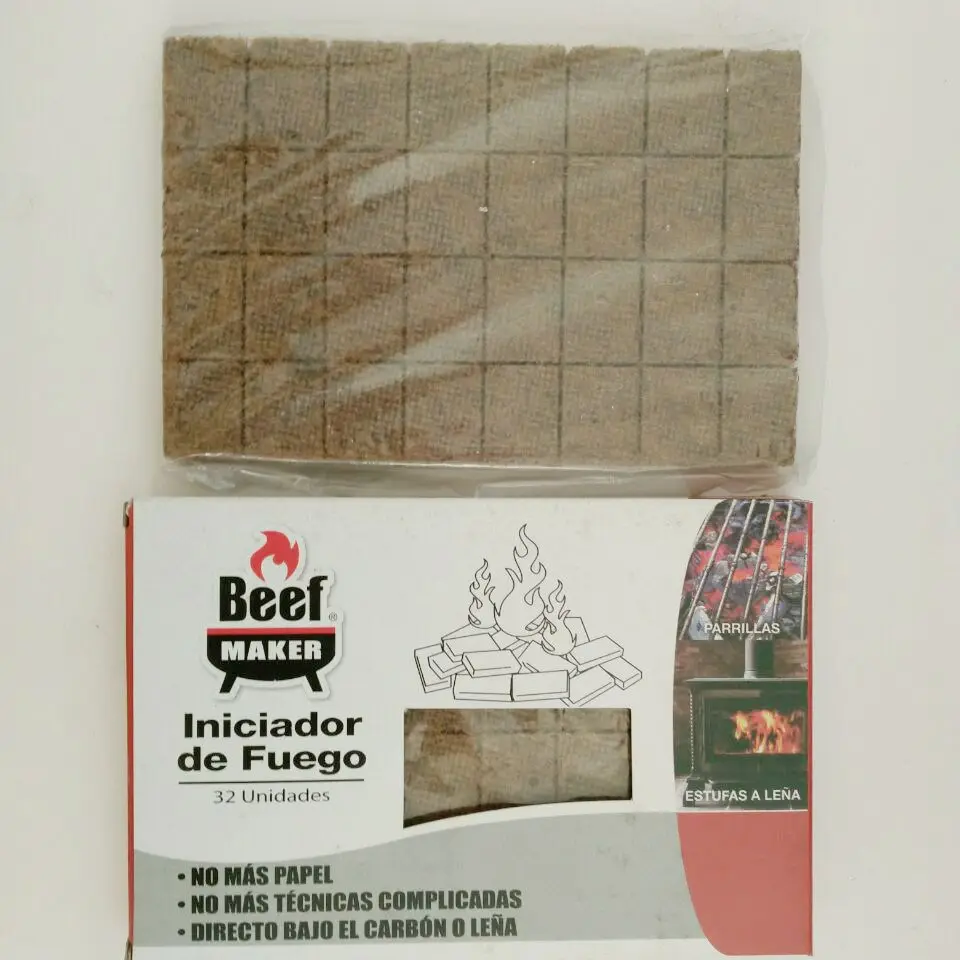 Instant Light Sawdust Paraffin Wax Wood BBQ Camping Fire Starter Cubes