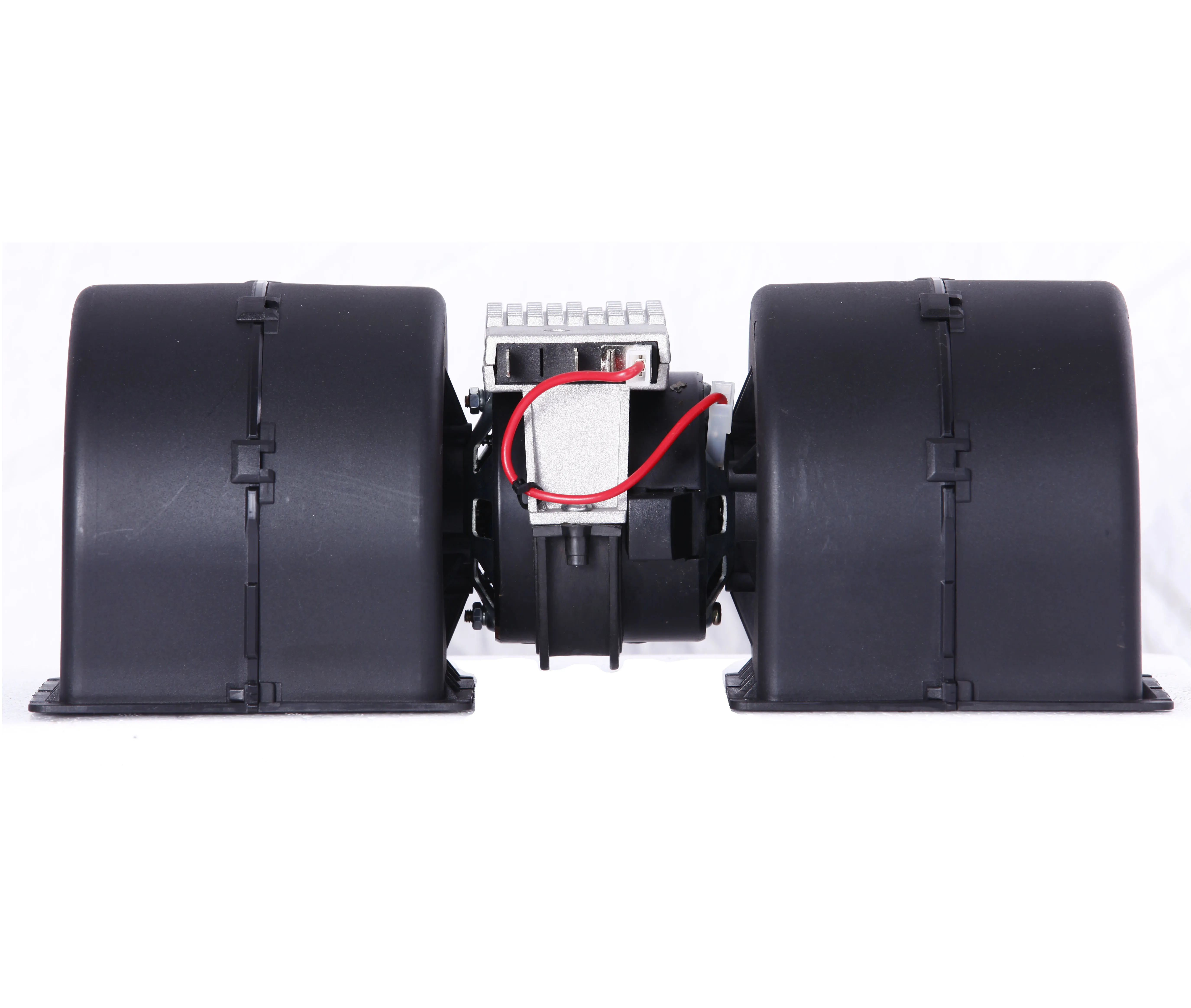 bus air conditioner fan motor KZFF262R radiator fan DC brush motor 12V and 24V with 3/4 speed resistor from China manufacture