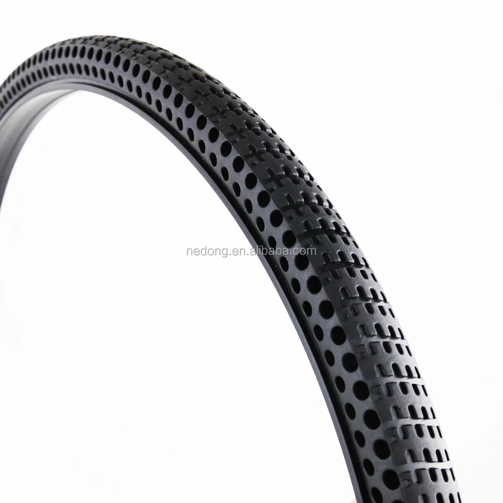 Nedong 24x1-3/8 suitable Manual Wheelchair Tires 24 inch Solid Airless Wheel Chair Tyre