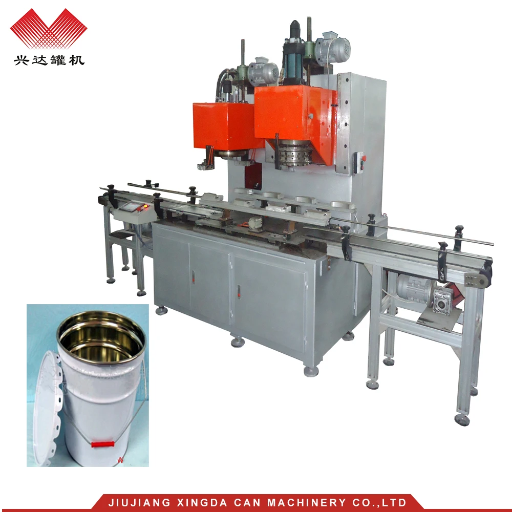 
10-20L paint/barrel/chamical tin can making machine 