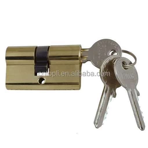 Brass core and keys 60mm Door Lock Cylinder