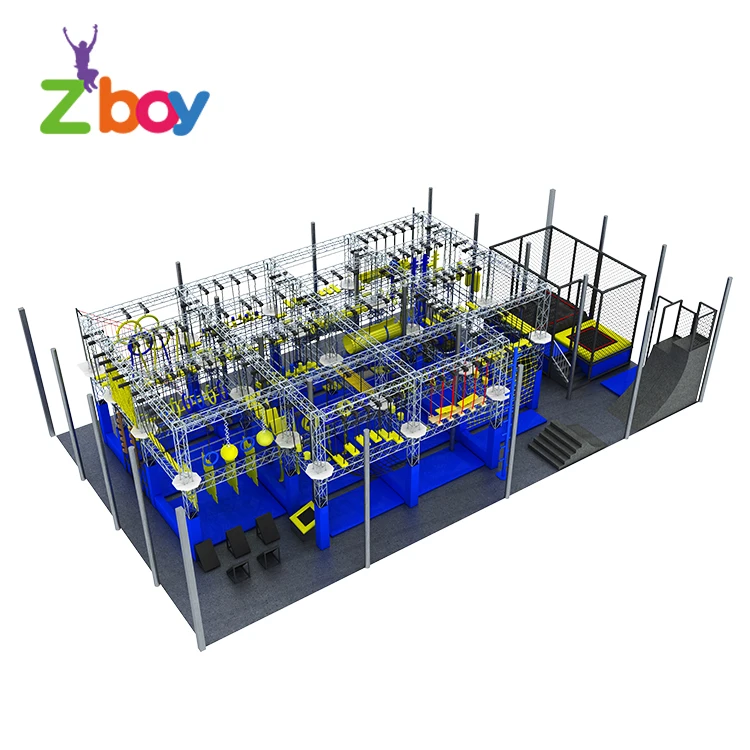 
Foam Obstacle Course Ninja Warrior Training 