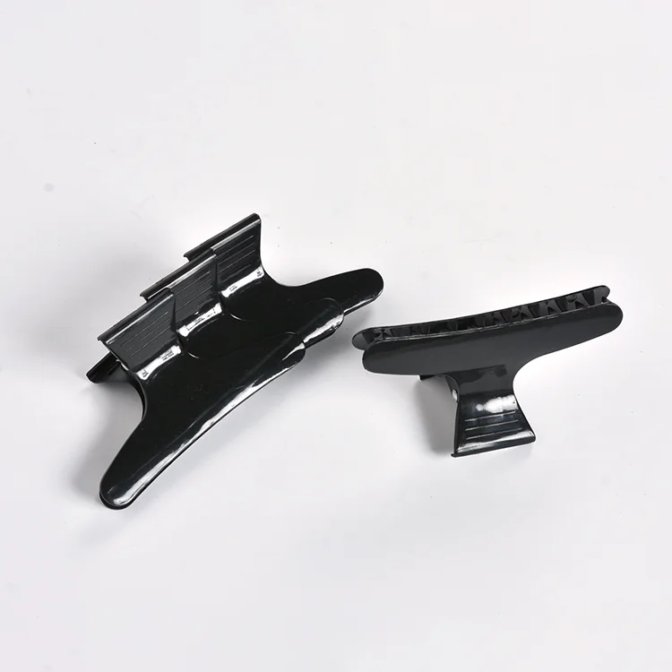 Top Sale 12PK 3 Inch Large Butterfly Clamps Plastic Barber Claw Hair Clip