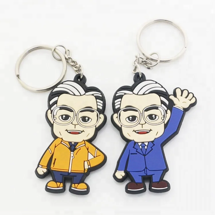 China Factory Wholesale Custom Totoro Anime Pvc Keychain