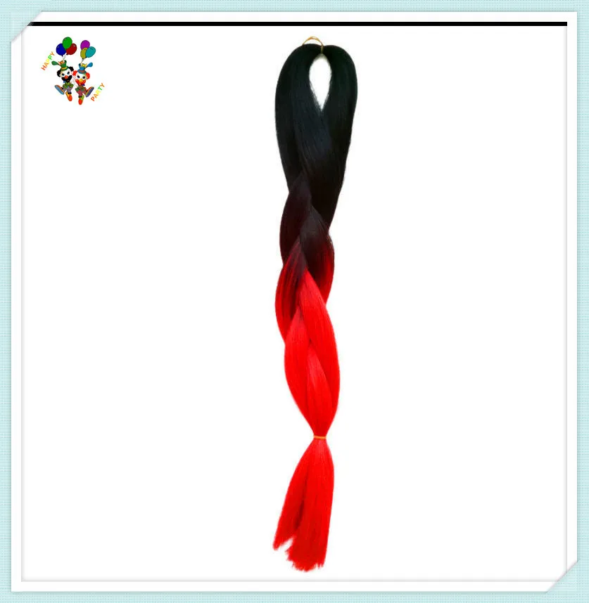 Cheap Ladies Colors Long Jumbo Synthetic Hair Pieces Braids HPC-1433