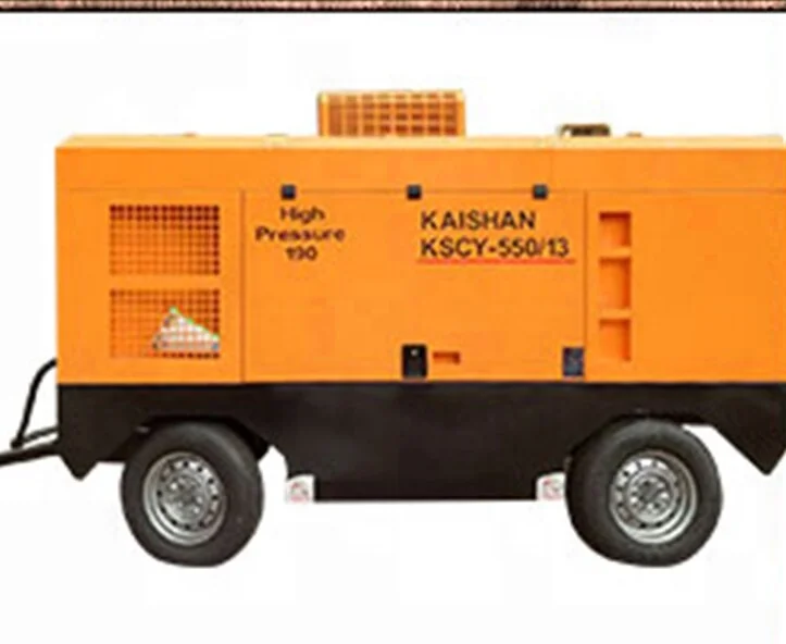KAISHAN KSCY-550/13 diesel motor screw air compressor Portable