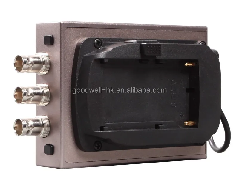 Factory Direct Supply Broadcast Grade Mini Portable SDI HDMI Cross Converter with F970 Battery Plate