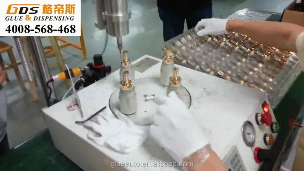 
bulb gluing high capacity LED bulb glue dispensing machine reliable supplier bulb glue dispenser 