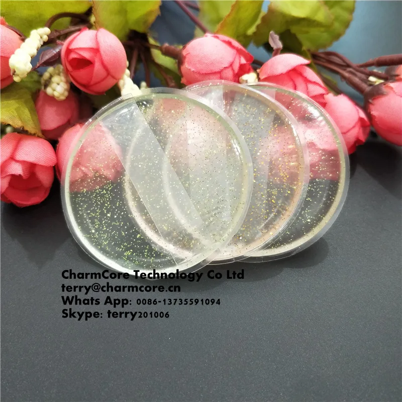 Silicone Blender Round Puff Soft Pure Silicone Puff For Make UP Powder And Face Cream