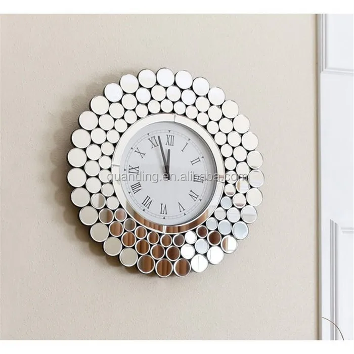 3d mirror wall clock